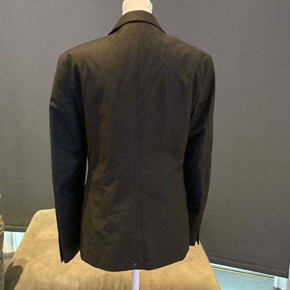 Men’s Black 2 Piece Prom Suit One Button NotchedLapel Size 34 Jacket 31 Pant NWT - Picture 4 of 13